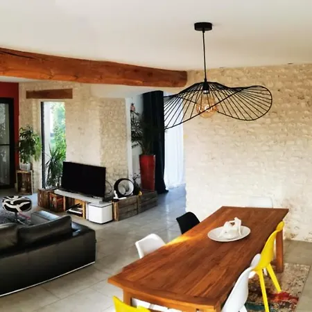 Whaou 5*, Piscine Chauffee, Jacuzzi Villa Sémussac