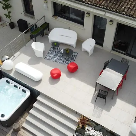 Whaou 5*, Piscine Chauffee, Jacuzzi Villa Sémussac