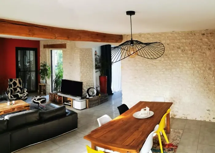 Whaou 5*, Piscine Chauffée, Jacuzzi Villa Sémussac